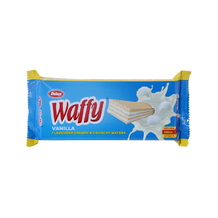 Dukes Waffy Vanilla Flavoured Crispy And Crunchy Wafers